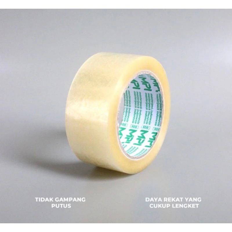 

Lakban Bening 45mmx 100 yard isi 6