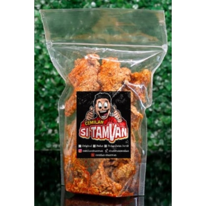 

Kulit Ayam Crispy Pedas 1/2Kg