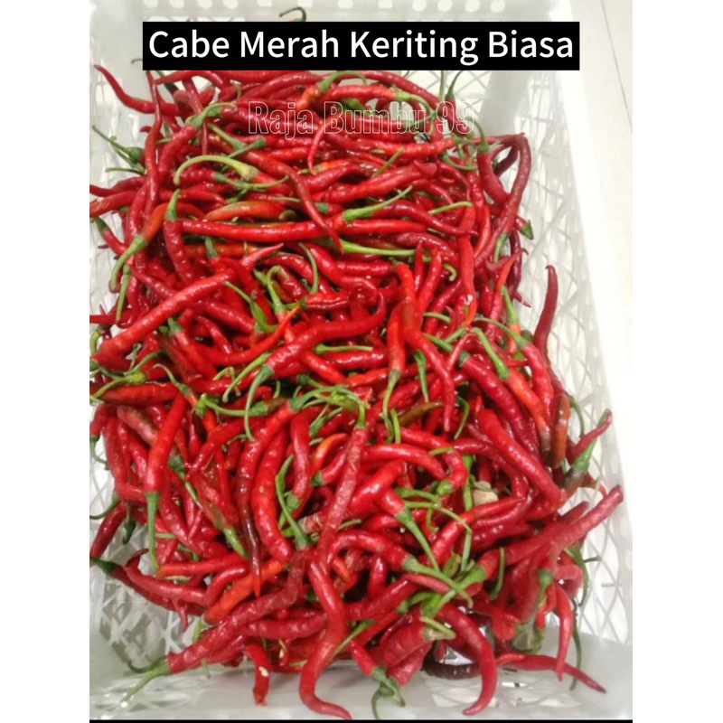 

CABE MERAH KERITING Kwalitas Biasa 1 kg