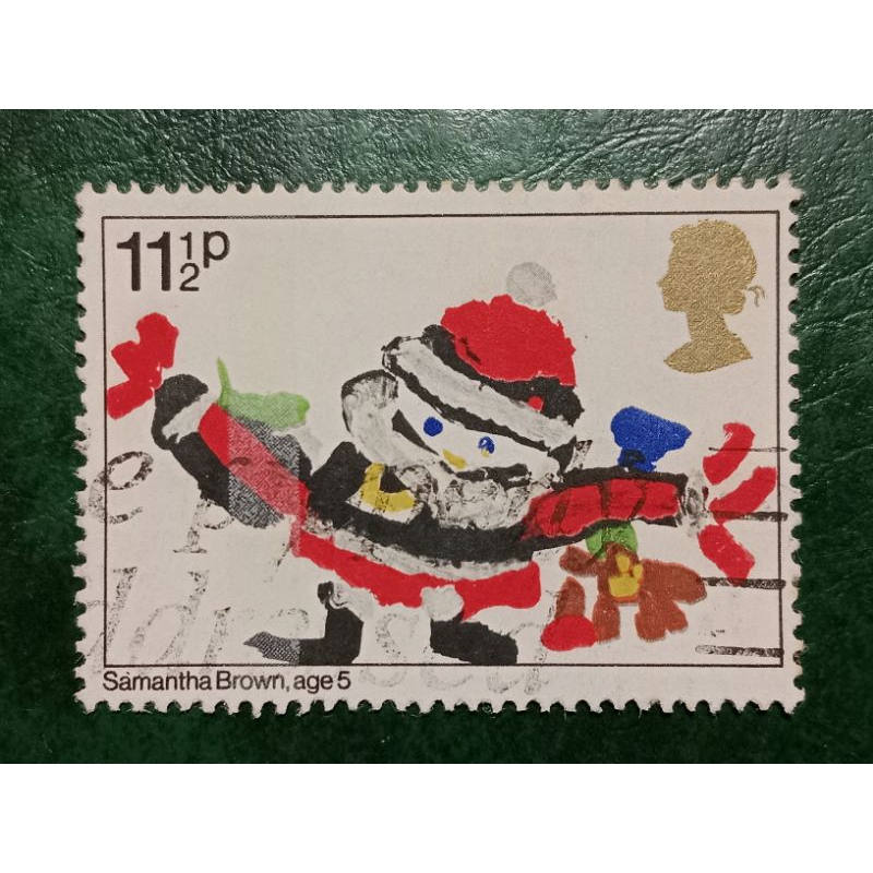 

Prangko British 11½ Pennny Christmas Tahun 1981 USED
