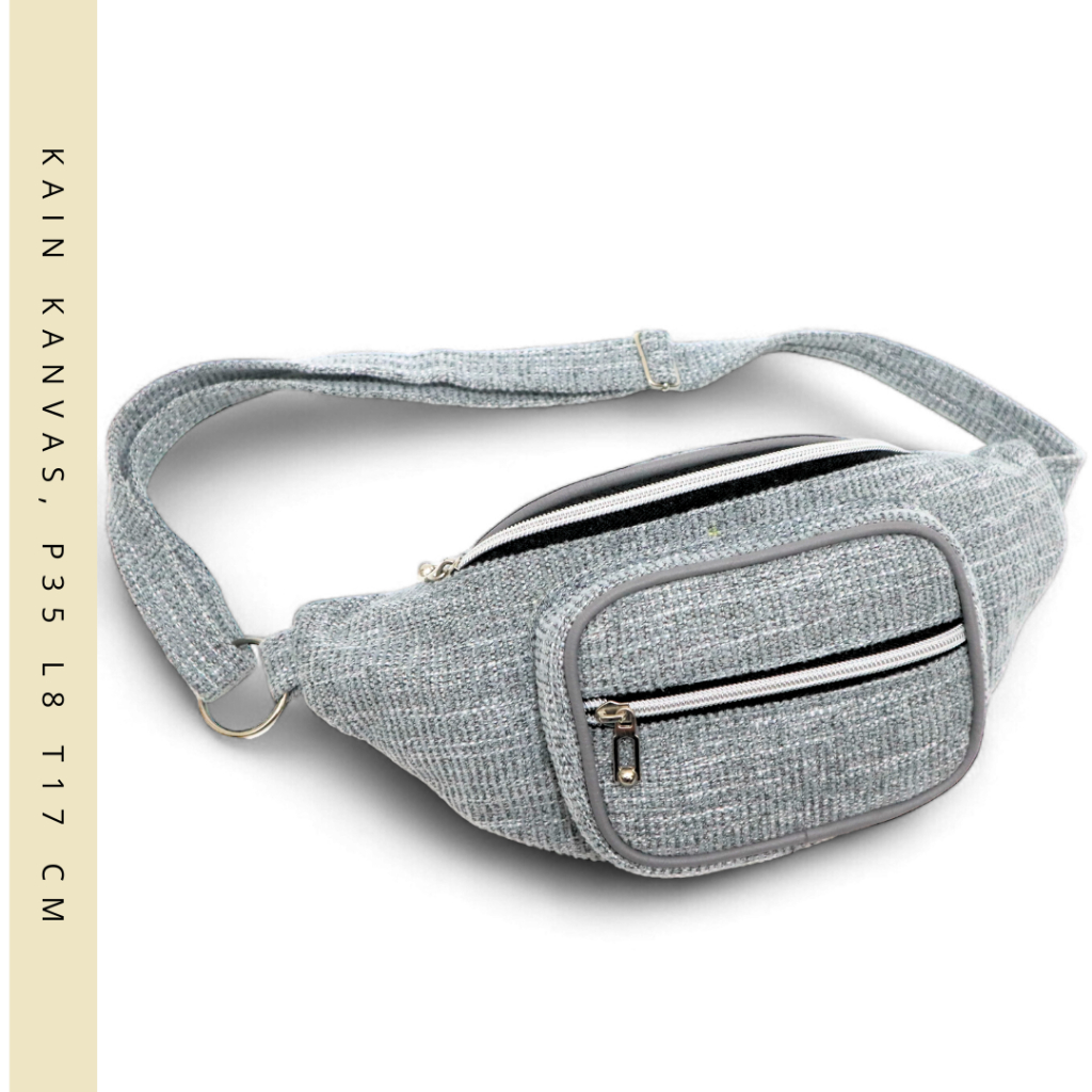 COD READY TAS DADA WAISTBAG WANITA CEWEK POLOS SIMPEL BANYAK KANTONG MURAH PROMO 12 12 SEMARANG