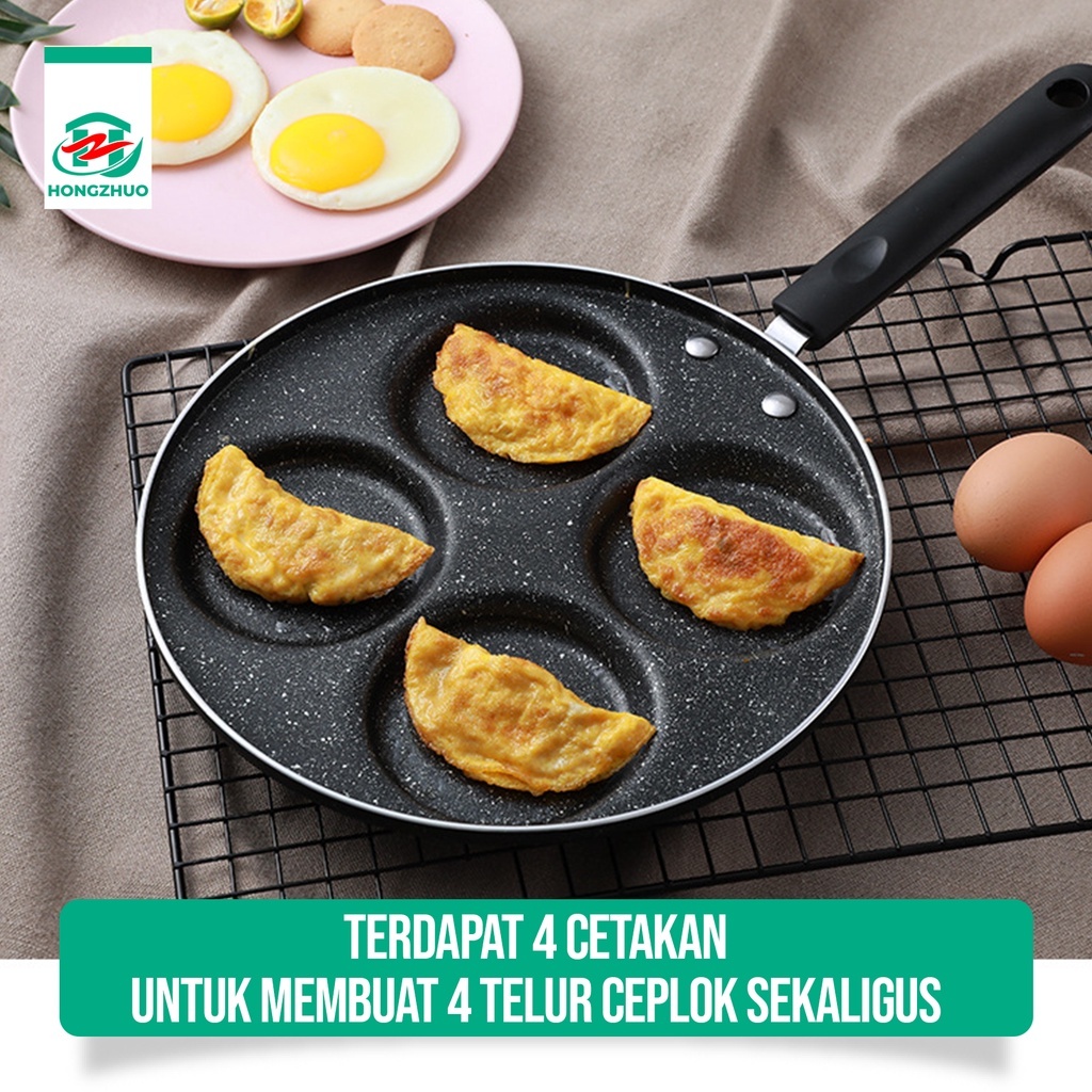 best deals hongzhuo panci penggorengan telur pancake/panci steak grill egg telur omelet pan