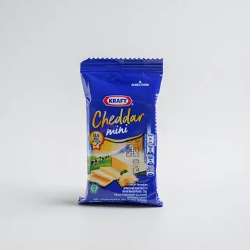 

Keju Cheddar Kraft Mini 30gr