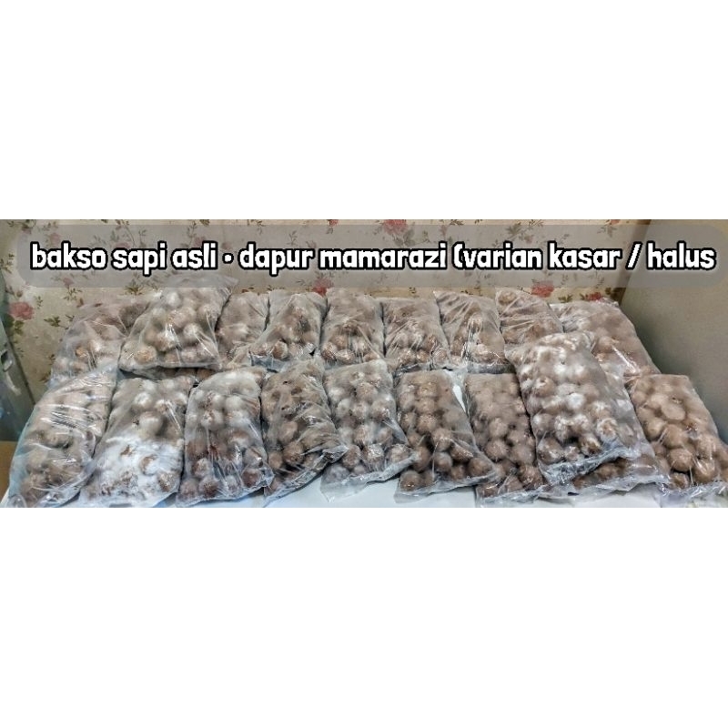 

Bakso Sapi Asli (Halus)