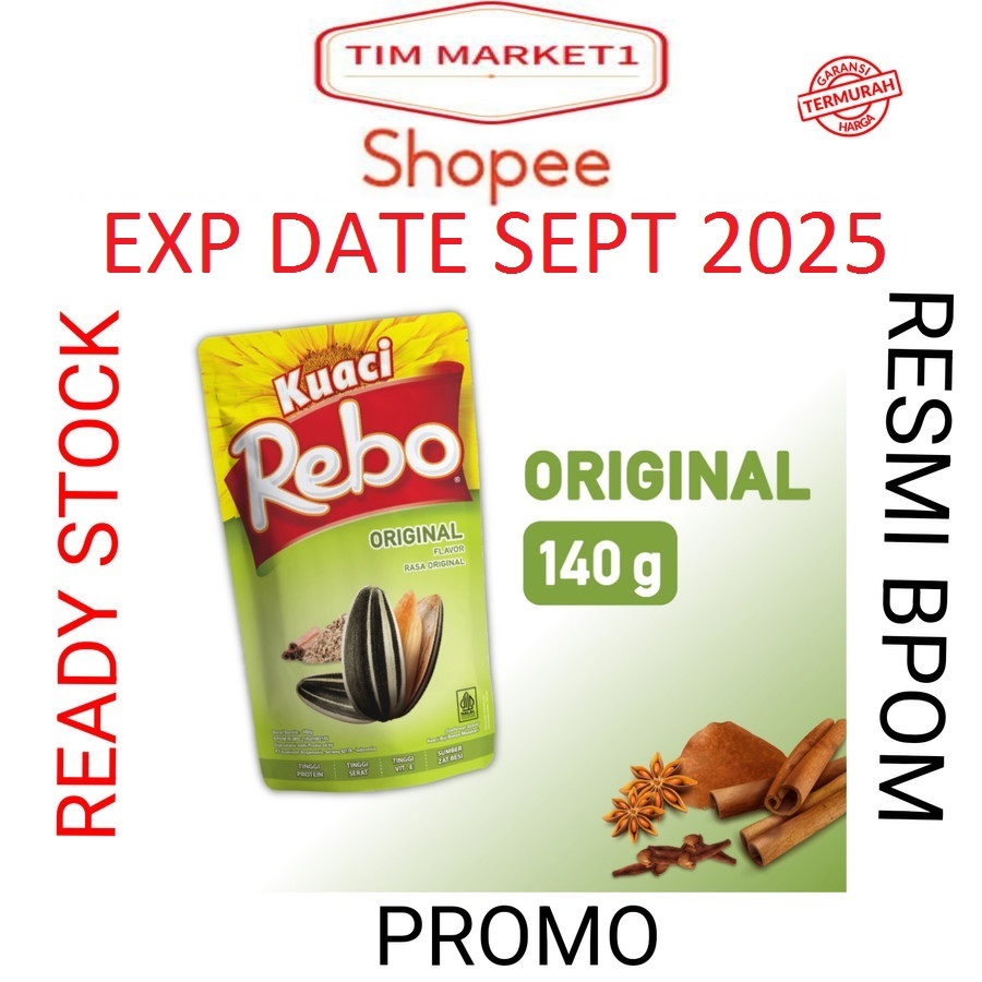 

KUACI REBO ORIGINAL UKURAN 140 GR EXP TERBARU HALAL PROMO TERMURAH !!!