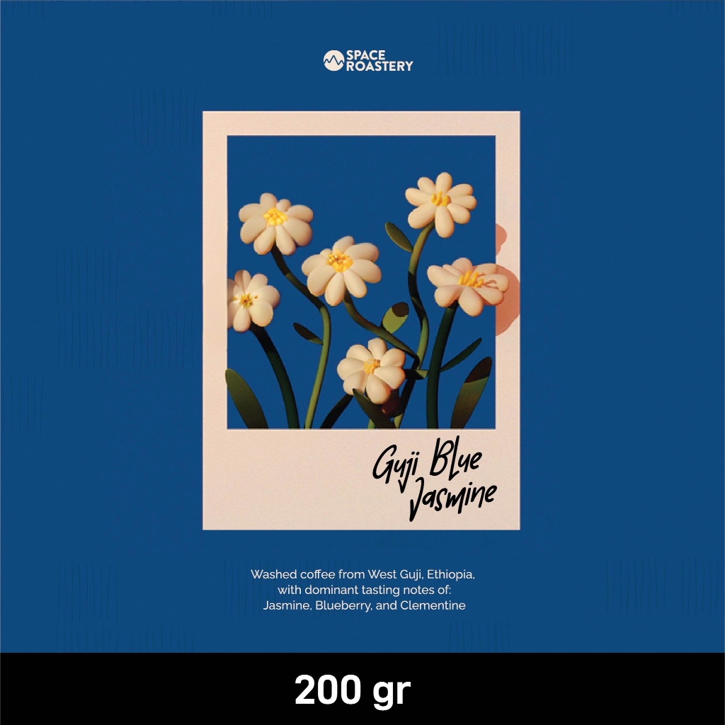 

GUJI BLUE JASMINE Specialty Coffee (200 gram) by Space Roastery