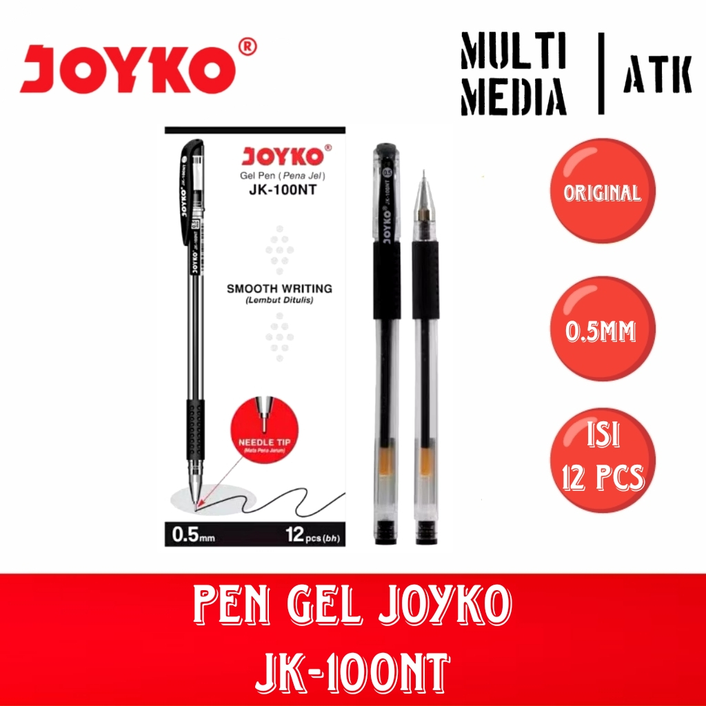 

Arm GEL PEN / PULPEN JOYKO JK-100NT 0.5mm (12 PCS)