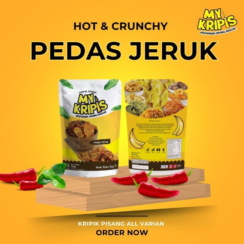 

my KRIPIS pedas jeruk