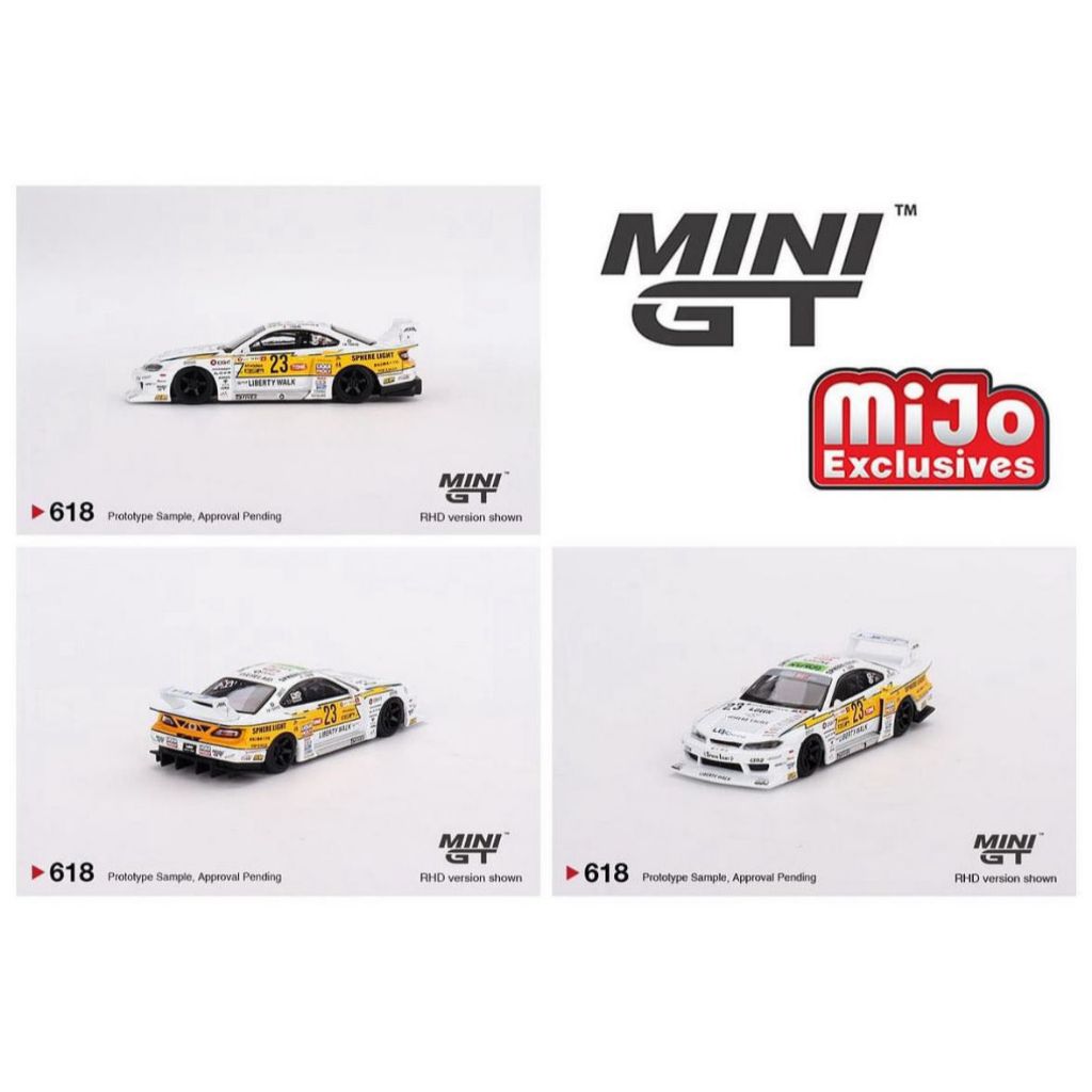 Diecast MINI GT 618 MIJO Nissan LB-Super Silhouette S15 SILVIA