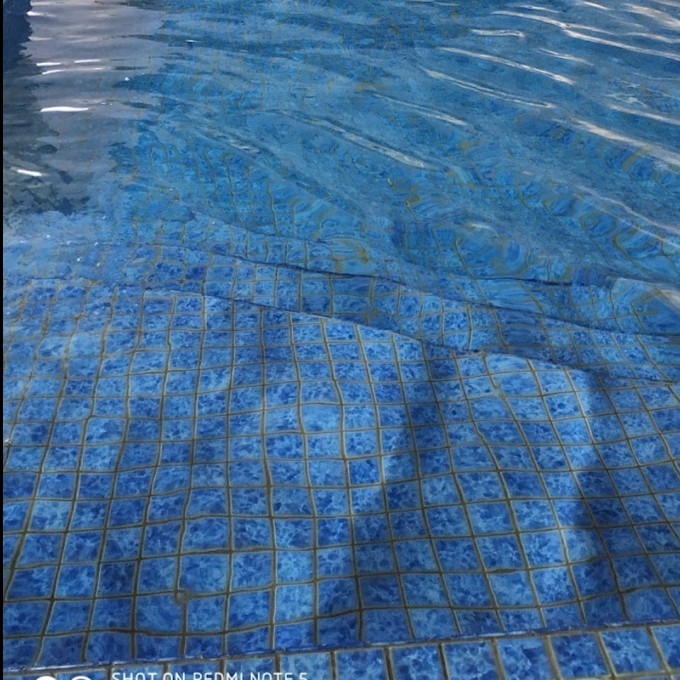 Keramik Mozaik Kuda Laut Mass SQ 514 Premium Biru Muda