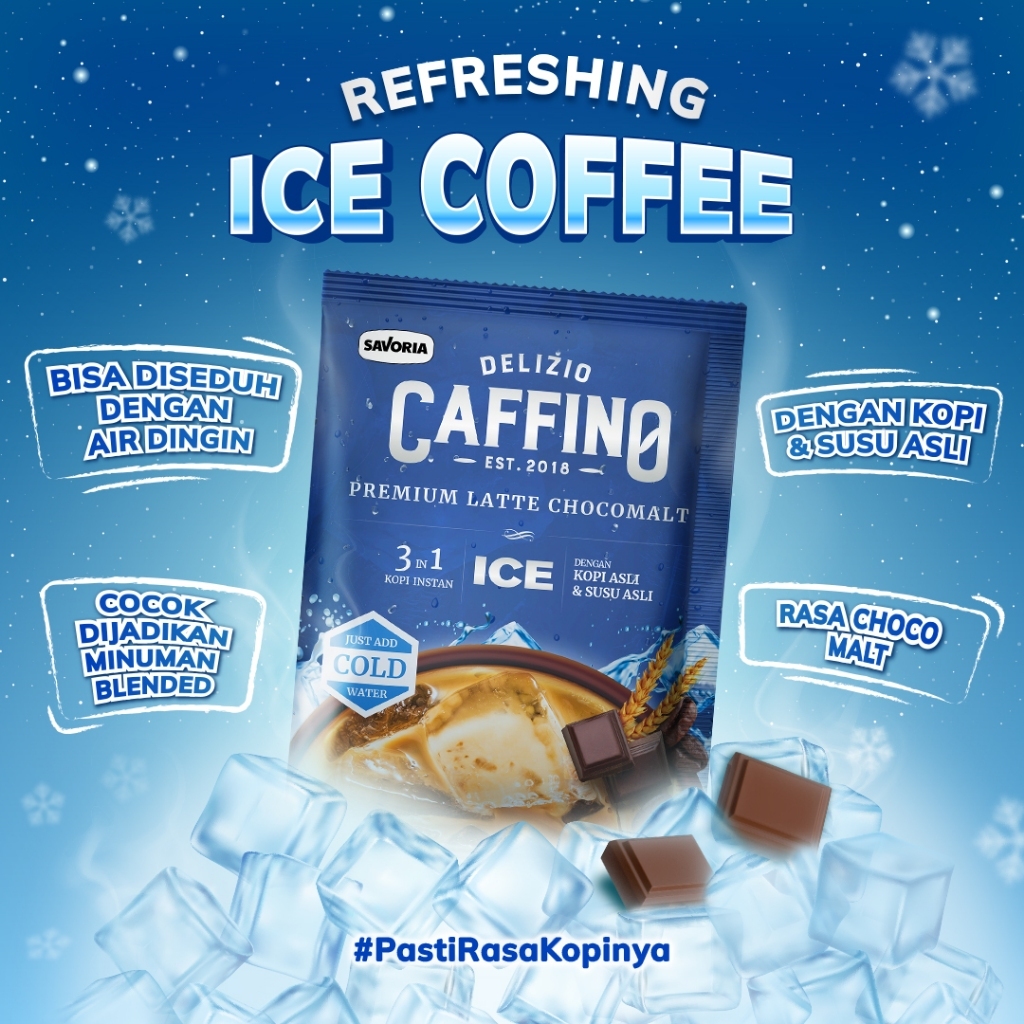 

Caffino ICE Latte Chocomalt - Renteng 10 sachet *27g