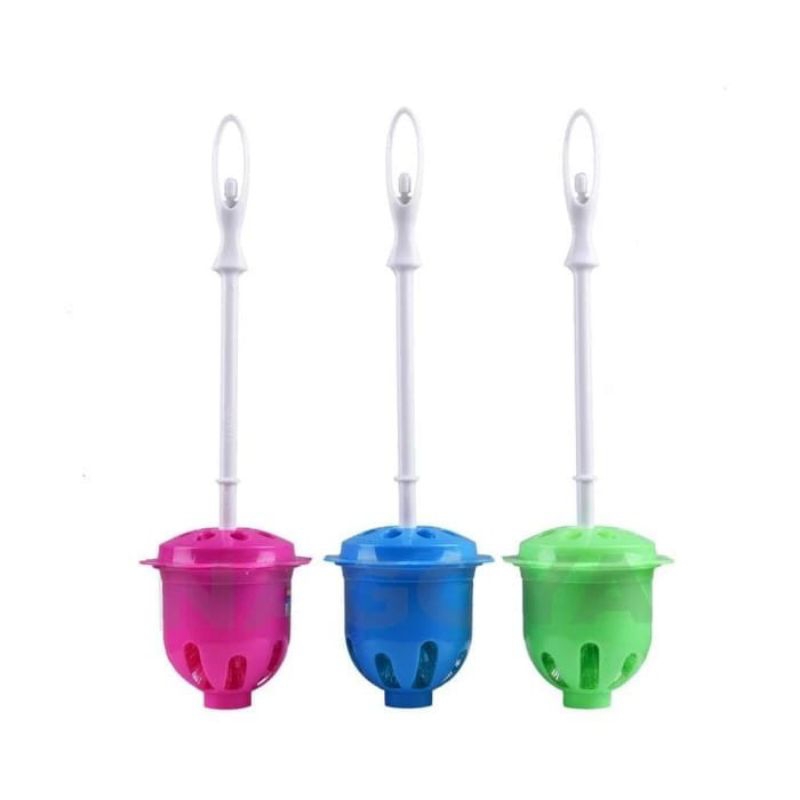 sikat WC closet pakai tempat dudukan