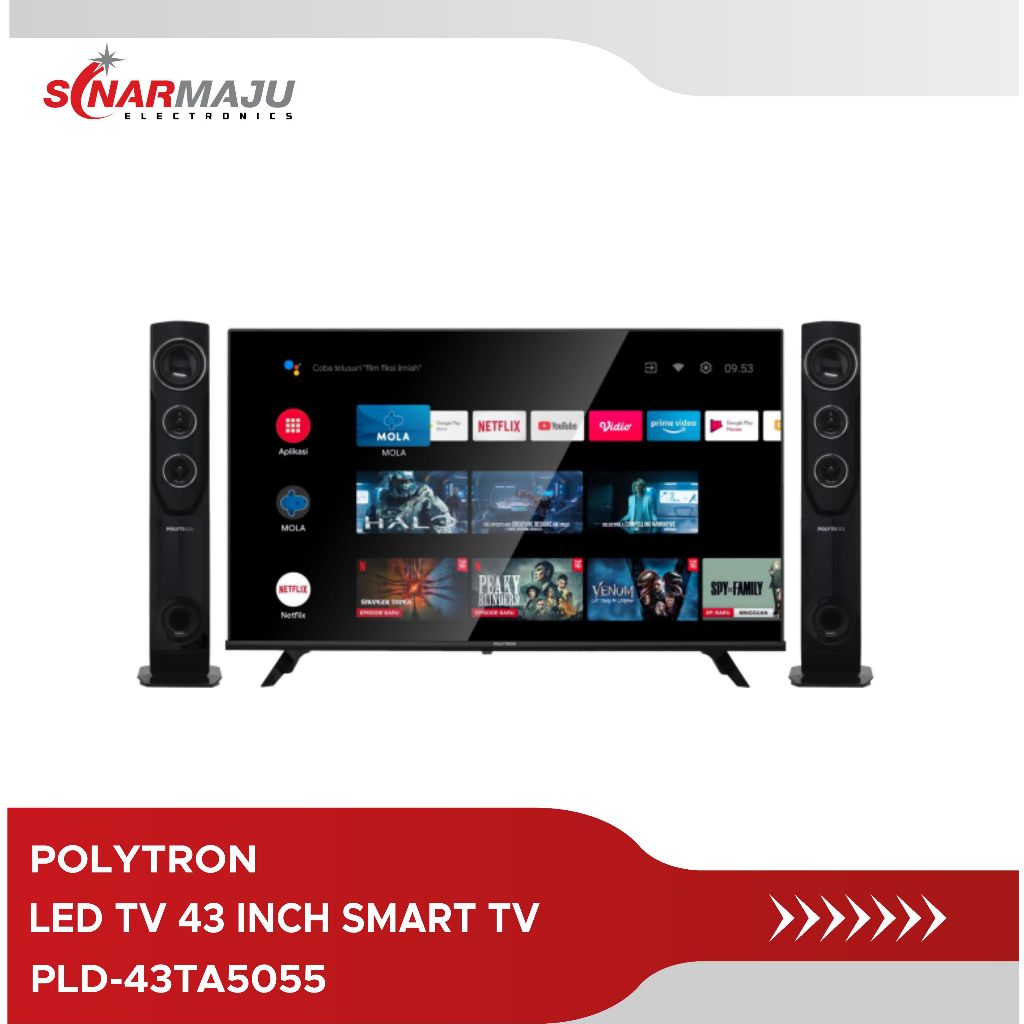 LED 43 INCH ANDROID TV POLYTRON PLD-43TA5055