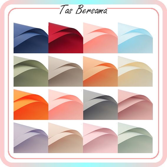 

Kertas Bunga Full Color Flower Wrapping Paper Dua Warna Kertas Buket Bunga Florist Cellophane KB6089