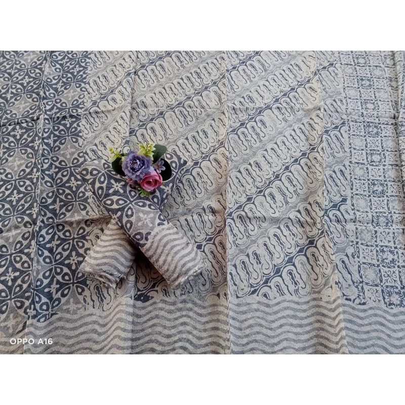 kain batik viscose semi sutra motif 3dimensi 3D khas Cirebon batik Fariza