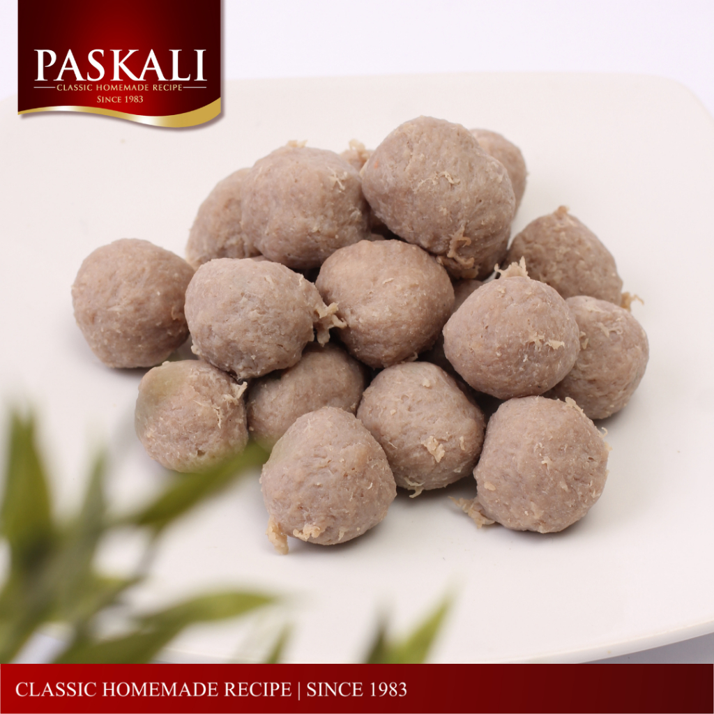 

Bakso Sapi Urat Paskali 1300 Gram Isi 100 Pcs
