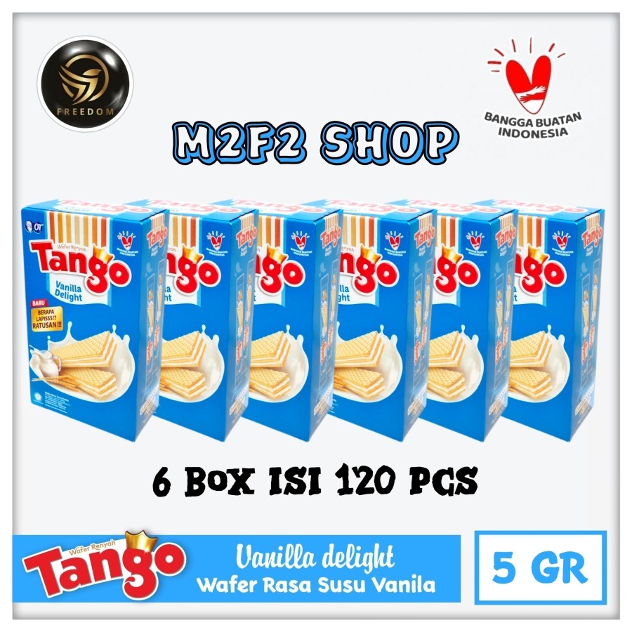 

Tango Wafer Vanilla Delight Stick | Krim Vanila Susu Stik - 5 gr (Kemasan 6 Box)