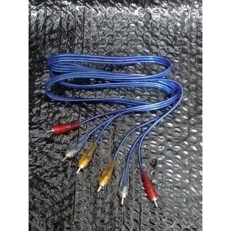kabel 3 RCA To 3 RCA / Kabel RCA - RCA Av Video/ Kabel 3 RCA DVD TV