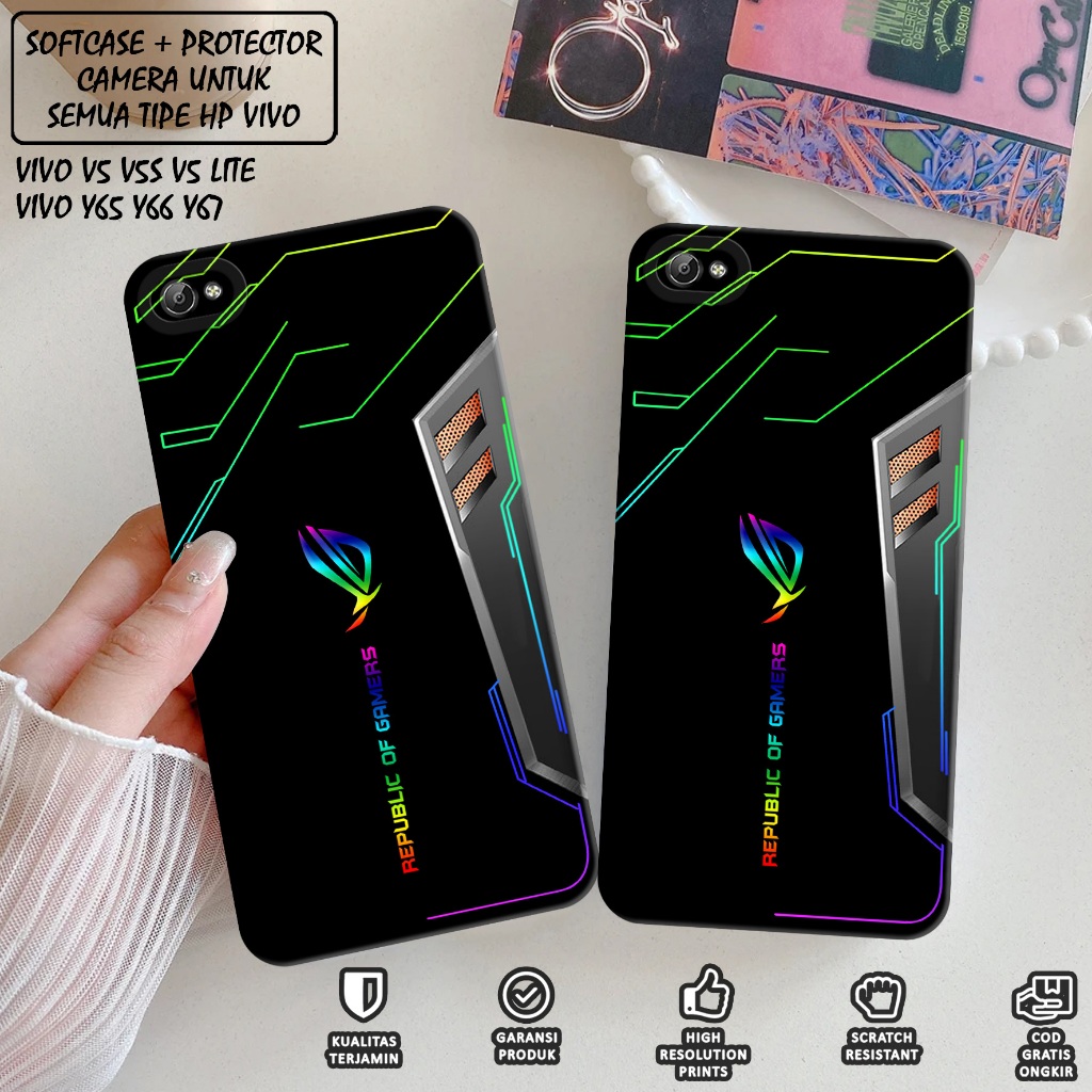 CASE VIVO 1719 - Case Hp VIVO 1719 - Softcase Hp VIVO 1719 Motif (ROG) Case Pro Camera - Case Hp - C