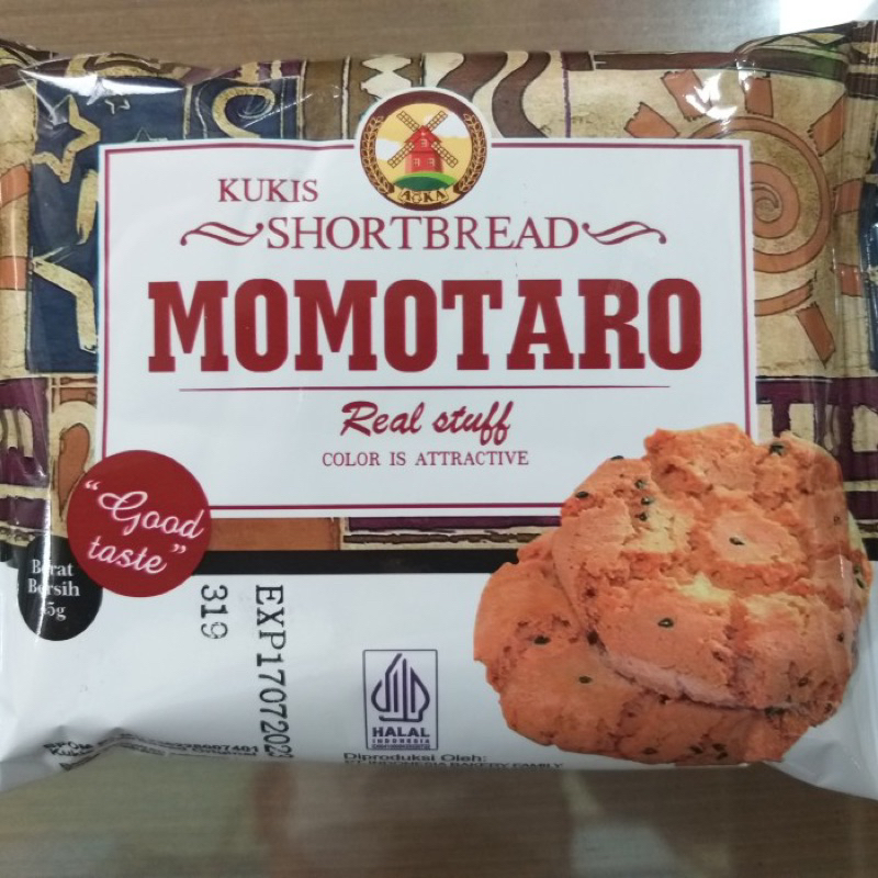 

BISKUIT KUKIS MOMOTARO RASA ORIGINAL COKELAT KELAPA 45 g SHORTBREAD COOKIES