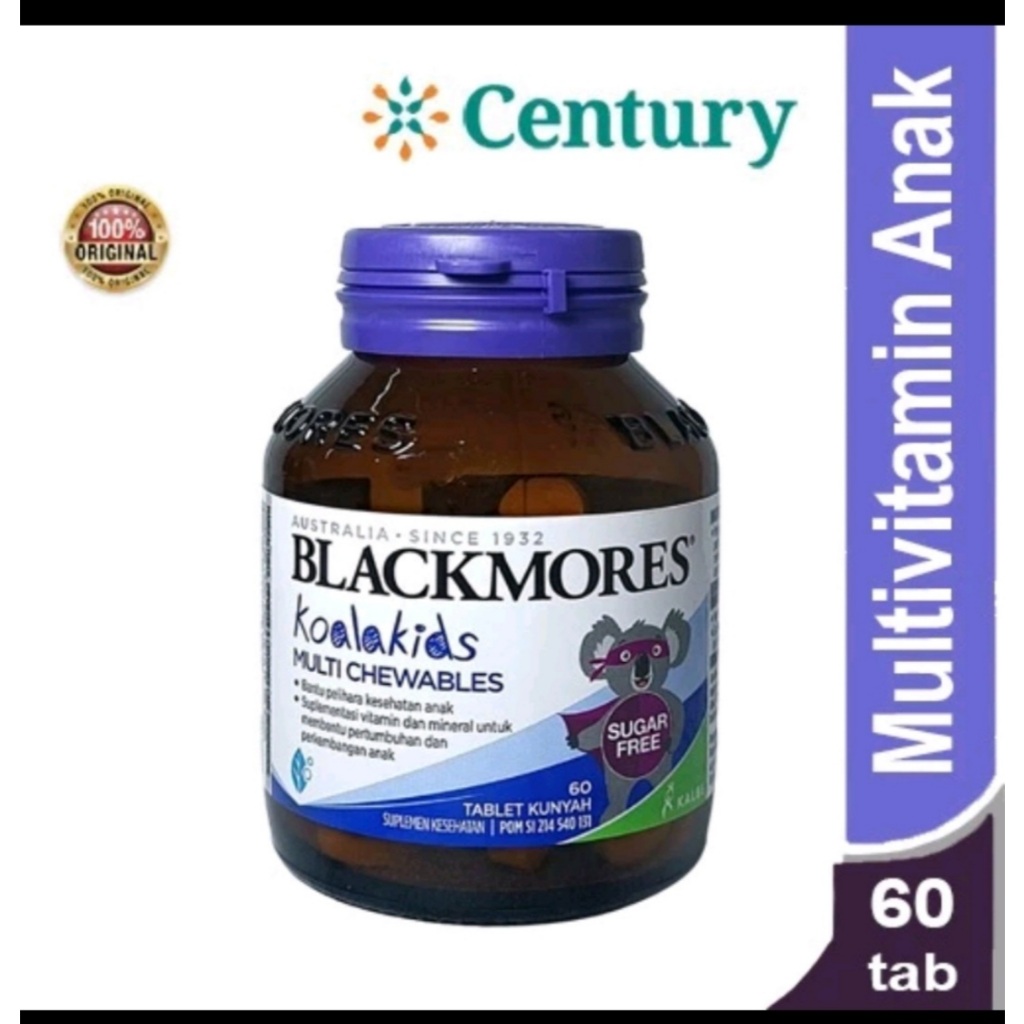BLACKMORES KOALA KIDS MULTI CHEWABLES ISI 60TAB/ BLACKMORES ANAK/ MULTIVITAMIN ANAK/ VITAMIN ANAK