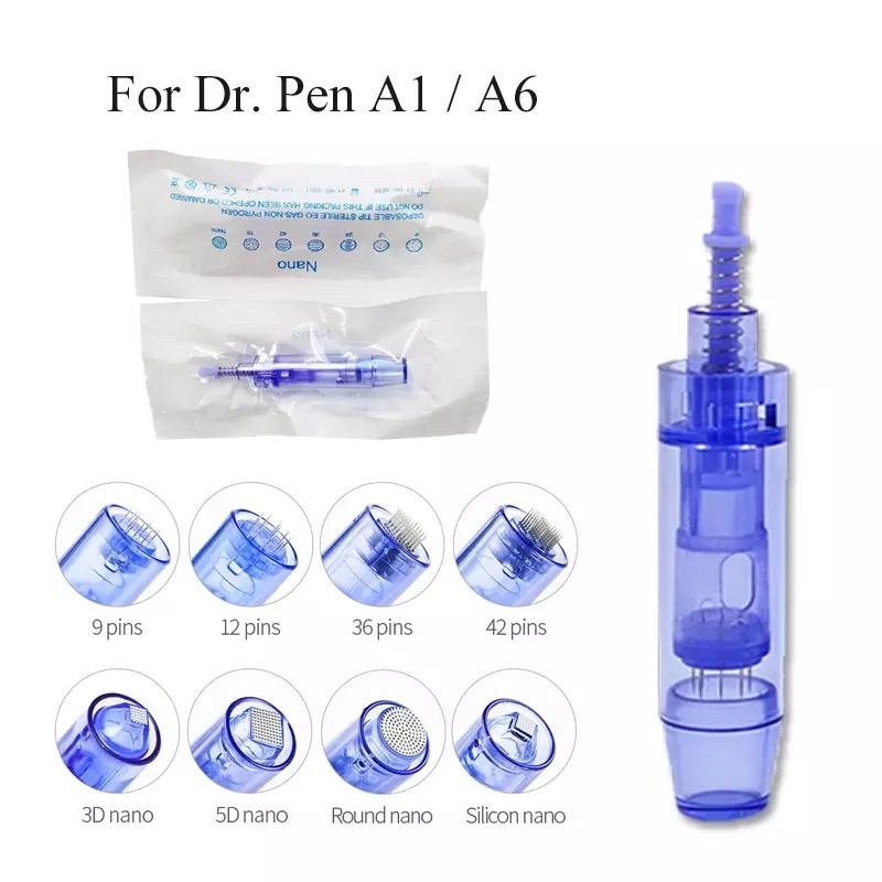 Jarum dermapen MYM, DR Pen, A1, A6, A10 Biru
