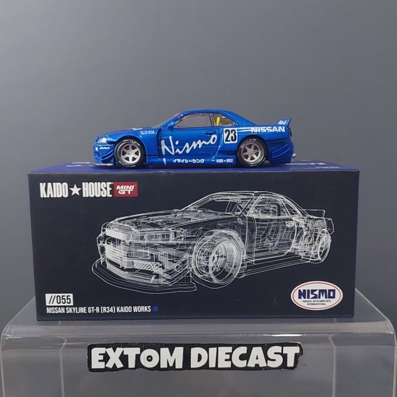 Mini GT Kaido House Nissan Skyline R34 Nismo