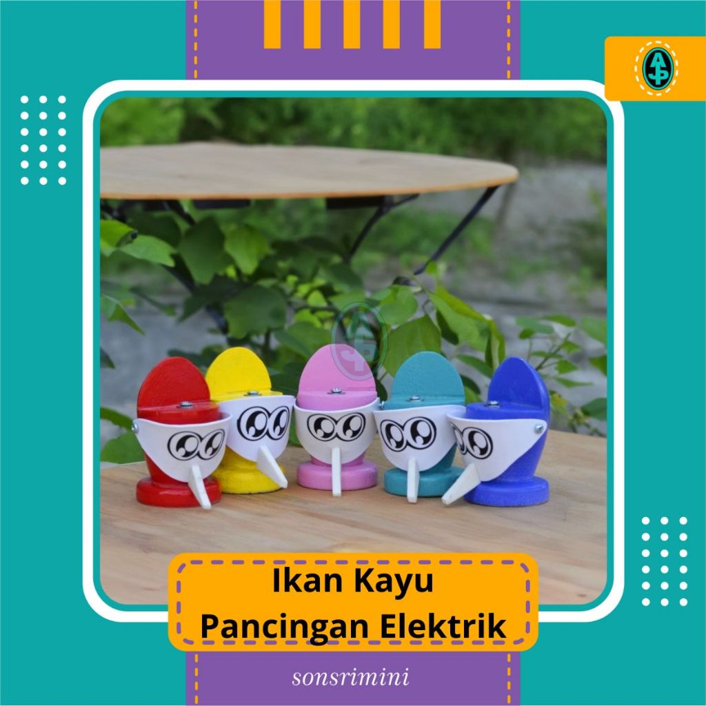 Ikan Kayu Untuk Wahana Pancingan Elektrik Ikan Produksi AJP Grup