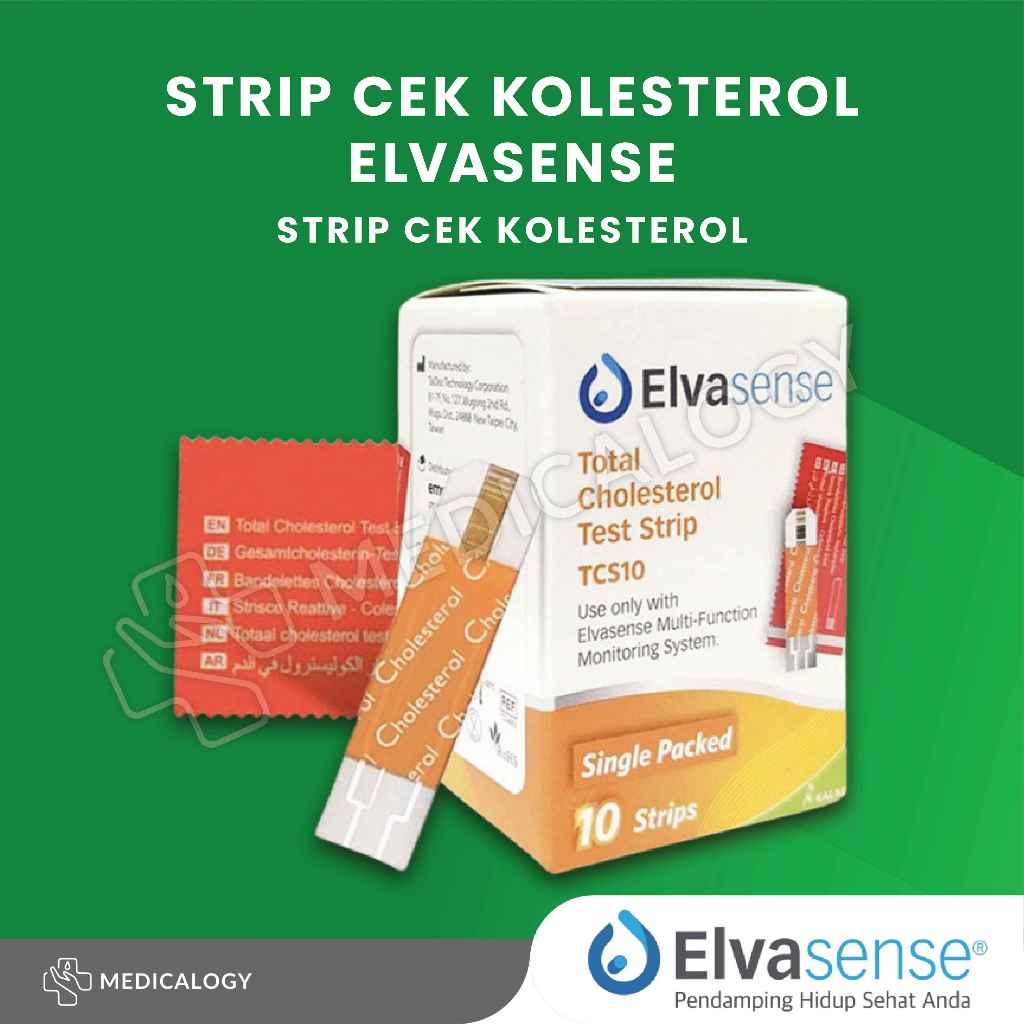 Strip Cek Kolesterol Elvasense
