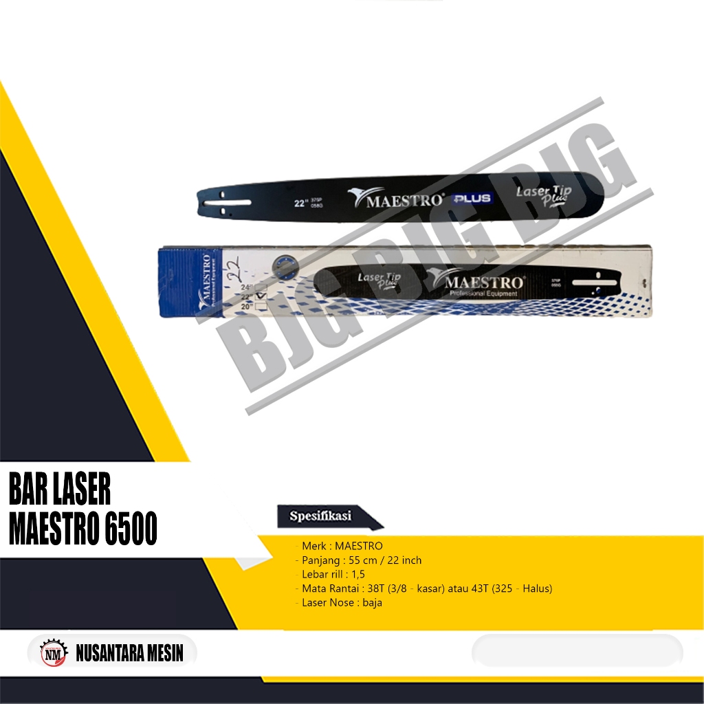 BAR RANTAI CHAINSAW MAESTRO 6500