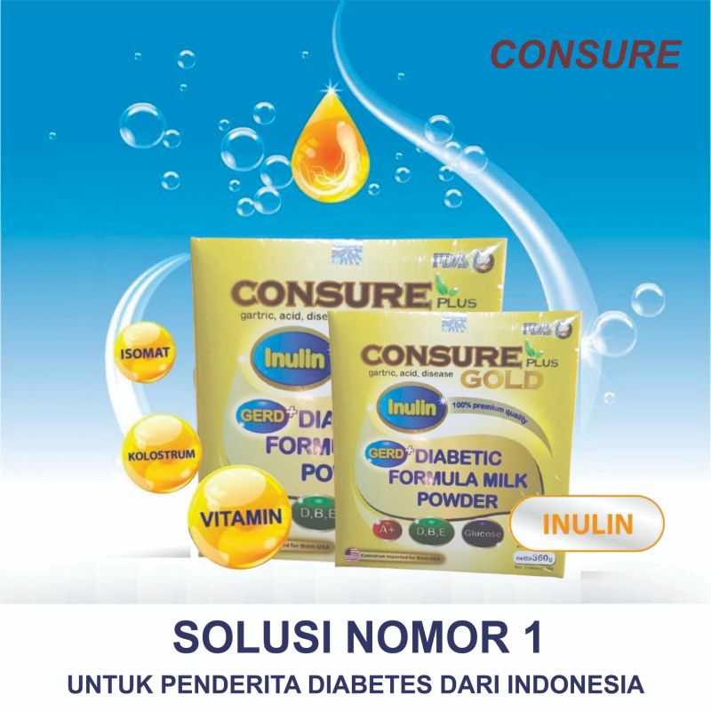 

Paket 2 Box Konsure Susu Diabetes dan Asam Lambung Maag 100% Original BPOM