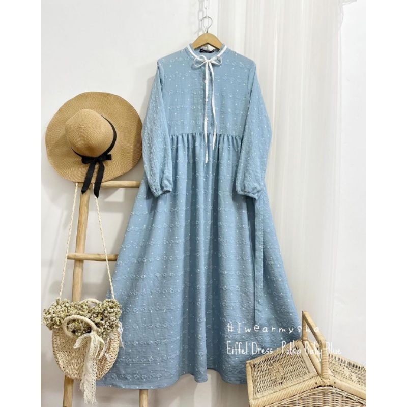 EIFFEL DRESS Navy Jeans Iwearmysha