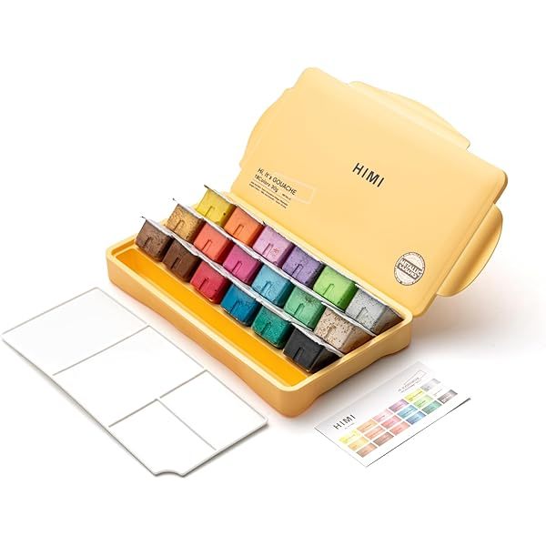

MIYA HIMI metallic gouache 18 clr x 30ML