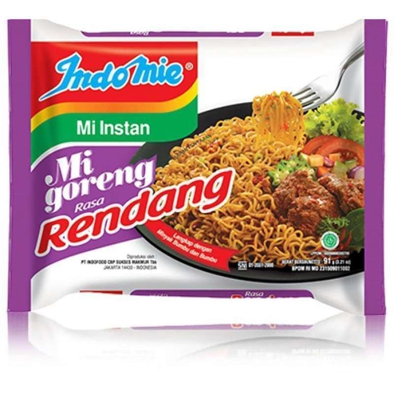 

INDOMIE GORENG RENDANG 91g