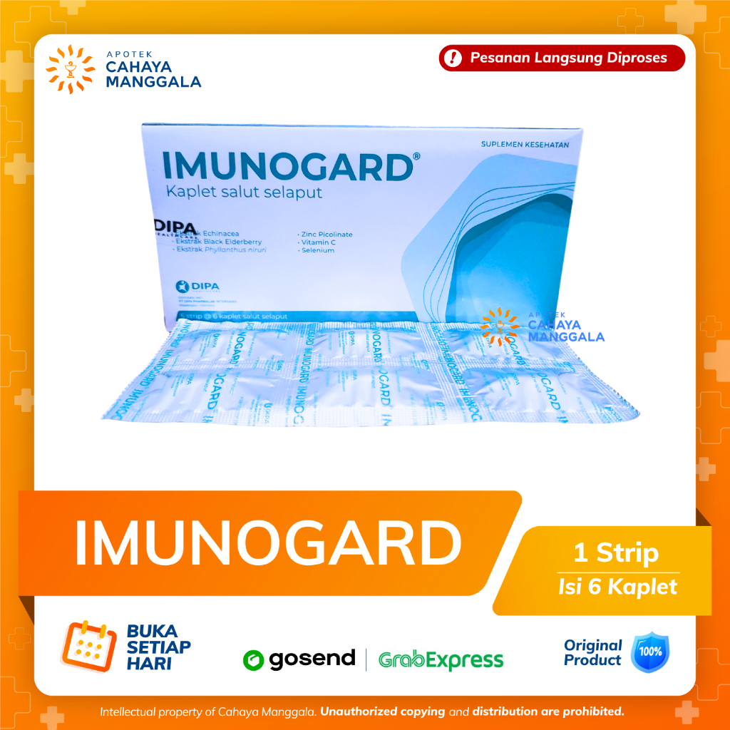 IMUNOGARD (VITAMIN DAYA TAHAN TUBUH ) BOX 30 KAPLET