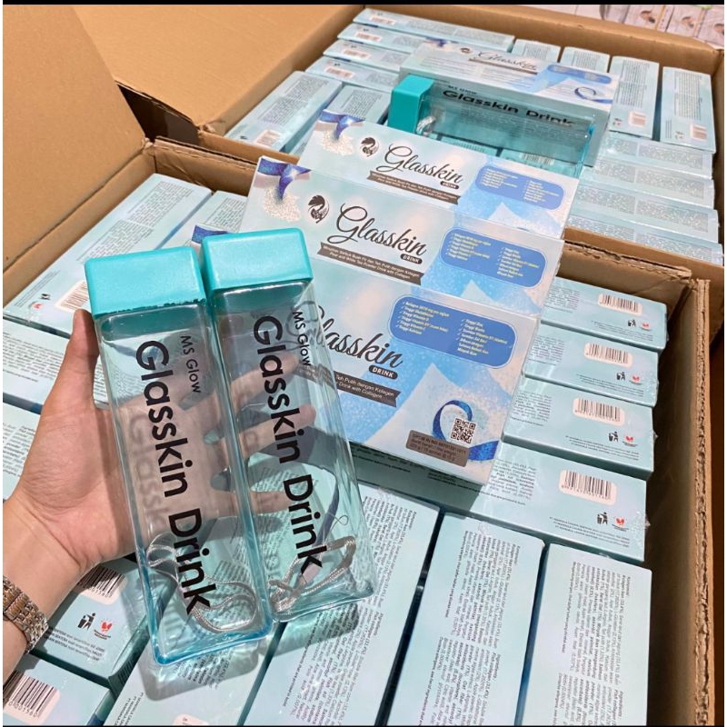 (exp 2026) GLAASKIN DRINK MSGLOW Ms Glow Glasskin drink minuman - colagen pemutih badan