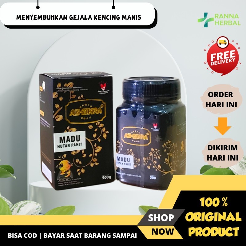 

MADU AZ-ZIKRA KEMASAN BARU 500GR - HUTAN PAHIT BPOM ORIGINAL