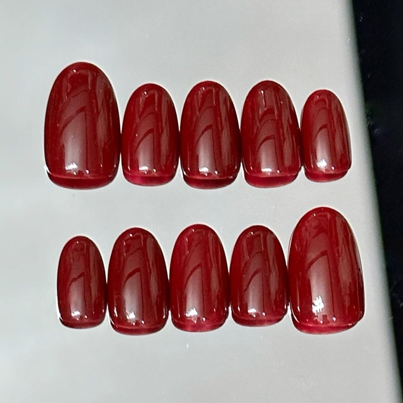 ( Bygina ) Kuku Press on Nails Polosan | Press on Nails | Kuku Palsu | Nail Art