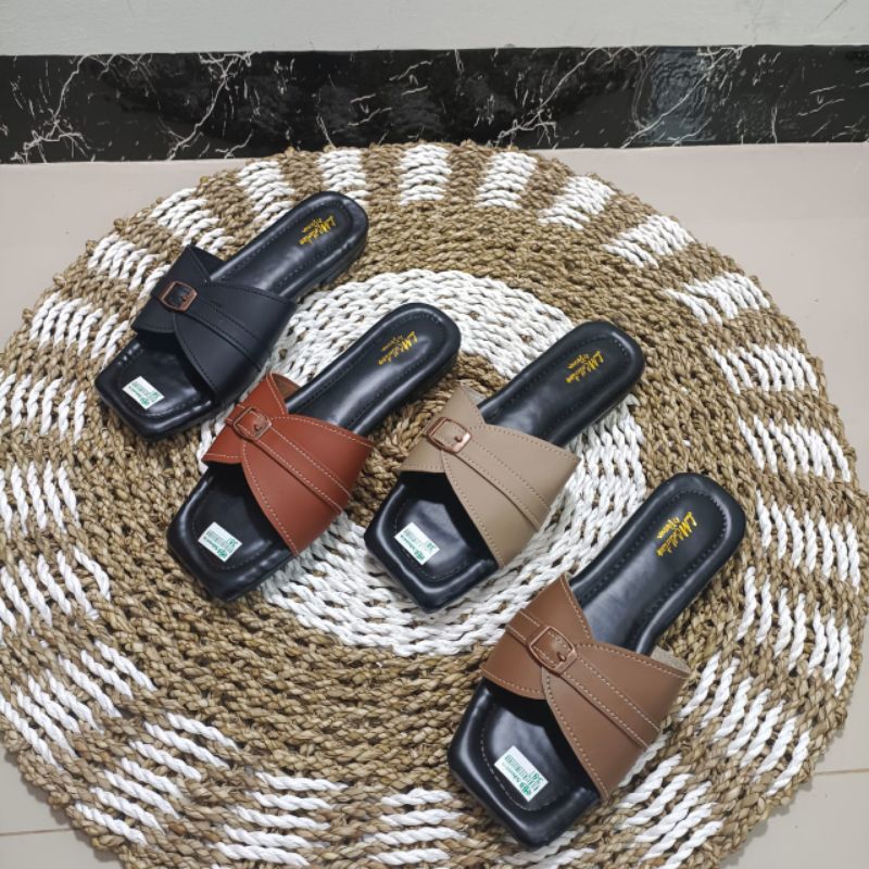 Sandal Slop Wanita Import Sandal Wanita Slop terbaru sandal wanita kekinian sandal slop wanita murah