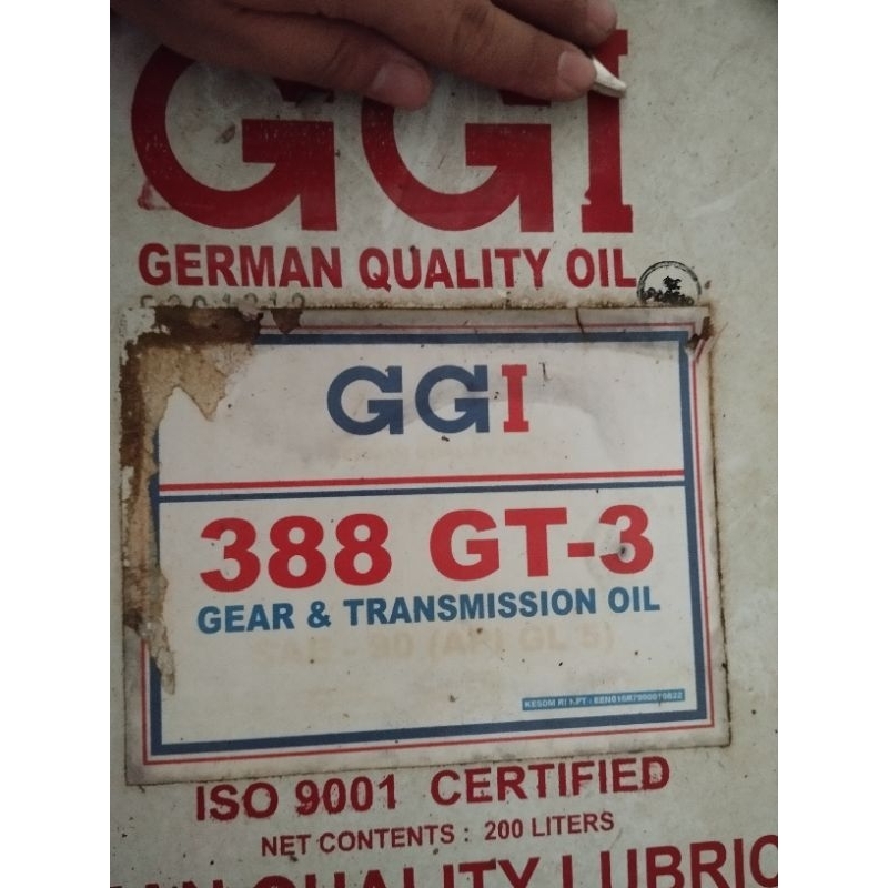 OLI GARDAN / OLI GEAR / OLI TRANSMISI GGI GEAR SAE 90 /RORED HDA GL-5 (REPACK DRUM)