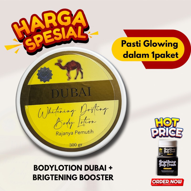 HB DUBAI + Bibit Booster BS | Paket Hemat Pemutih Viral | Glowing Terbukti