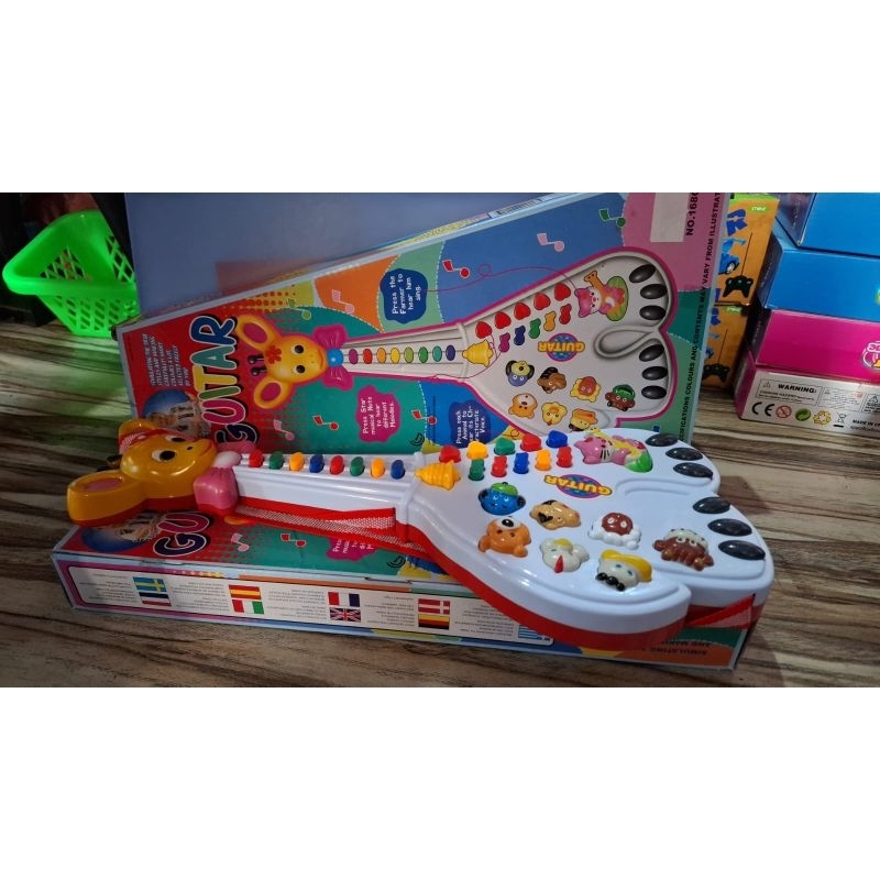 MAINAN MUSIK// PIANO JERAPAH BESAR// GITAR JERAPAH