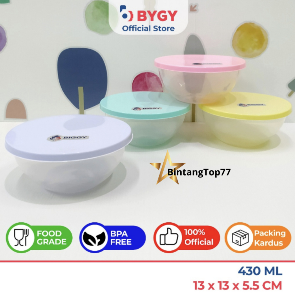Tempat Plastik Serbaguna / Tempat Makanan / Mangkok Plastik | Biggy KW-80 01