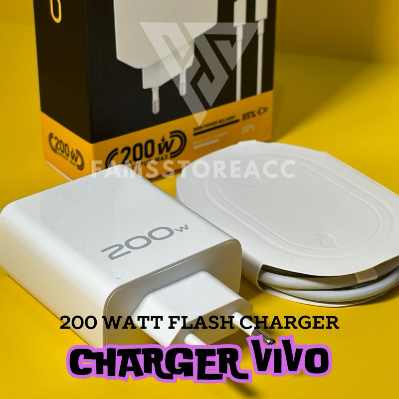 CASAN CHARGER VIVO IQOO 11 Z7 Z7X FLASH CHARGER 200 WATT C TO C ORIGINAL 100%