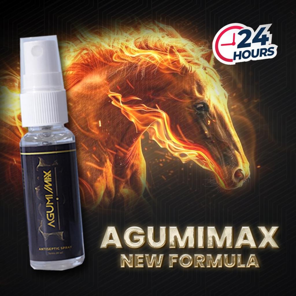 AGUMI MAX | Spray Tahan Lama Untuk Pria | Obat Tahan Lama | Terapi Cepat Keluar | Original 100% BPOM