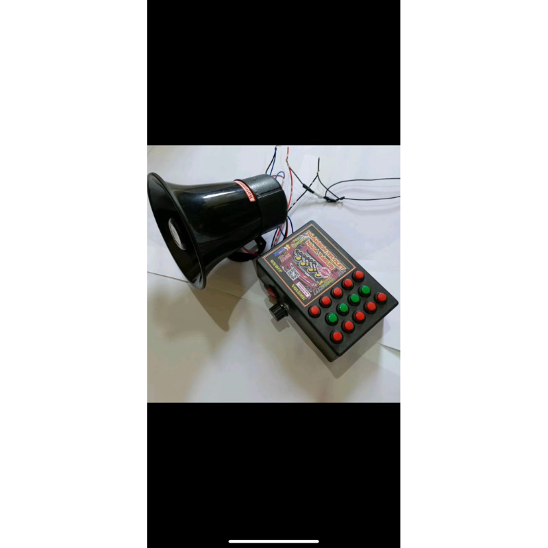 klakson telolet bazuri elektrik 14 tombol versi toa 12/24 volt