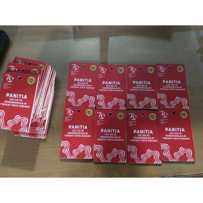 

Name Tag Co Card ID Panitia Peserta Narasumber Bahan PVC