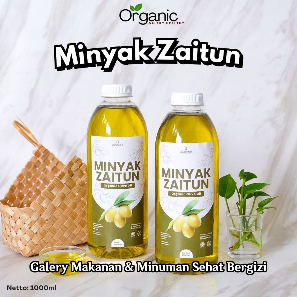 

Minyak Zaitun Olive Oil Extra Virgin Organic Organik Murni Asli Minyak Masak EVOO Natural Buah Zaitun Asli Herbal Healthy 1000ml