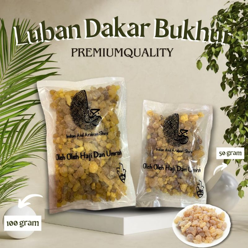 LUBAN DAKAR BUKHUR MUSTAKI ORIGINAL ARAB 100gram