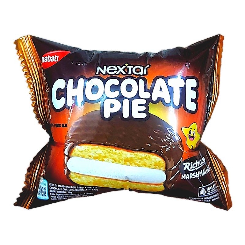 

Isi-nya Kenyal-Kenyal: Nextar CHOCOLATE PIE 12 x 28 Gram Cake Bikin Nagih Yang Melting Di Mulut Kamu